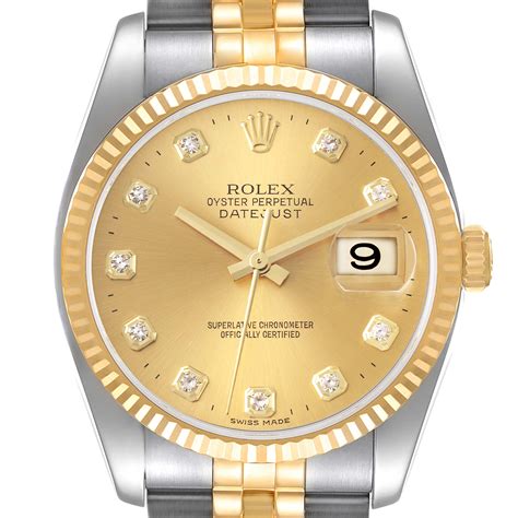 rolex datejust 36 steel and yellow gold|rolex datejust 36mm for sale.